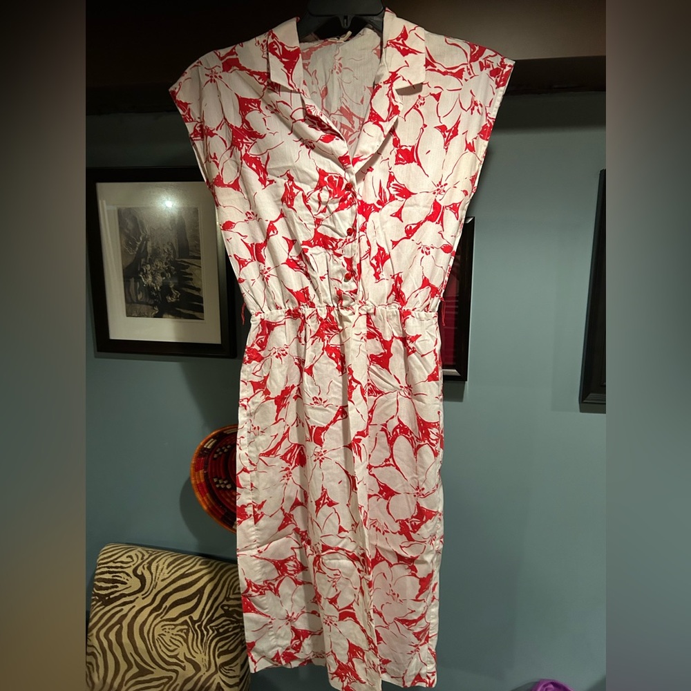 Vintage 70’s/80’s Floral Wiggle Dress